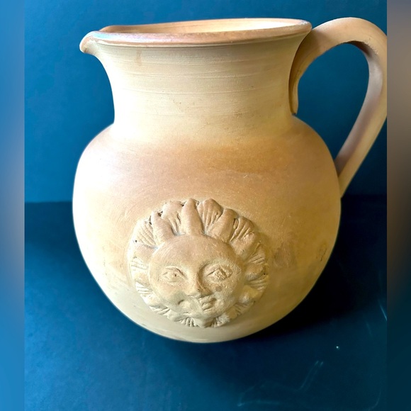 ITALIAN TERRACOTTA Water Pitcher Sangria Jug - Picture 1 of 7